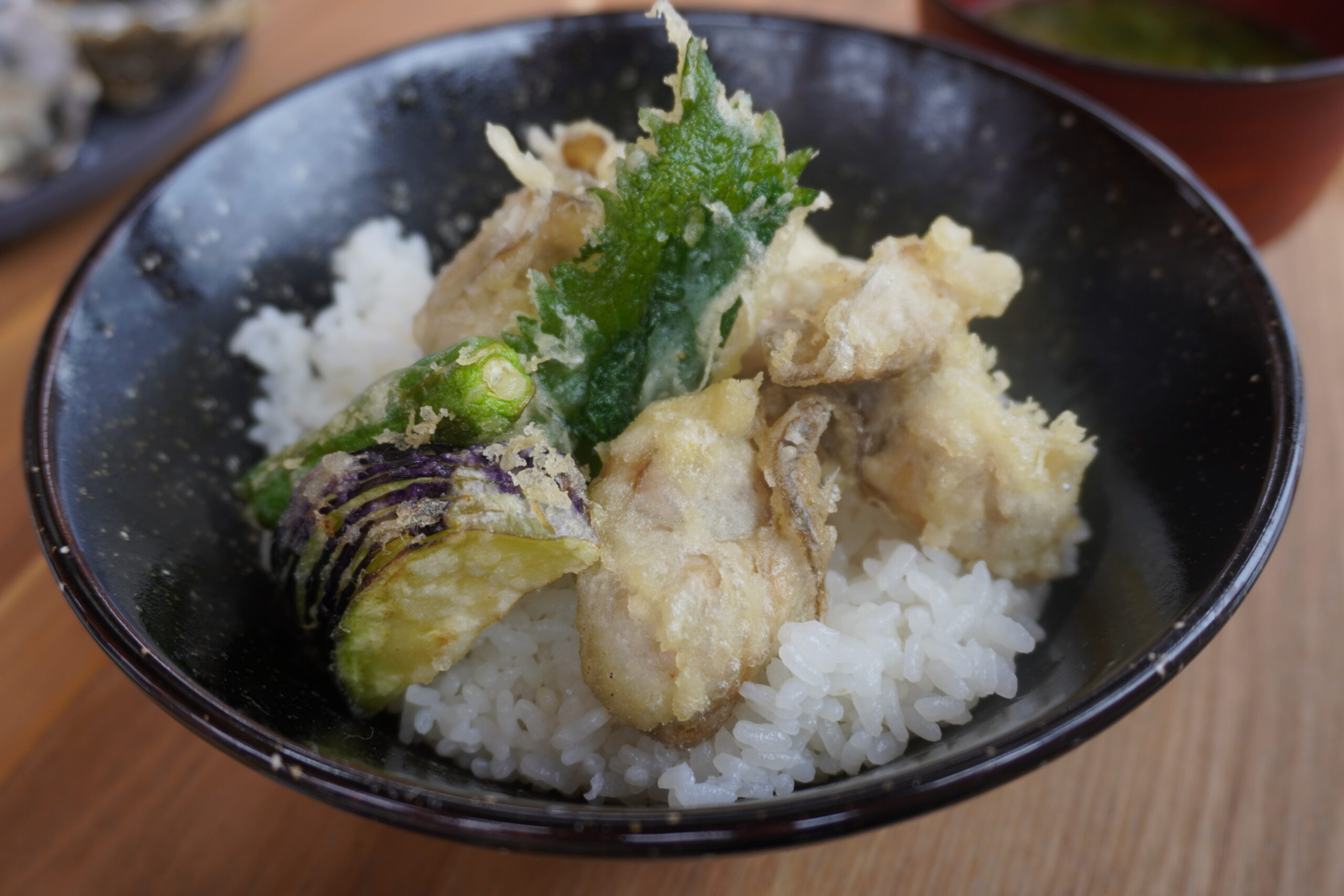 牡蠣天丼